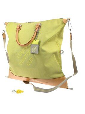 Louis Vuitton LV Cup American Cube Tote Shoulder Bag Damier Jean Canvas
